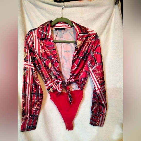 Akira Bodysuit with double snap closure (NWOT) - Picture 1 of 7